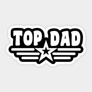 Top Dad Sticker